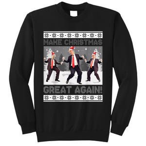 Santa Trump Dance Make Christmas Great Again Ugly Sweater Sweatshirt