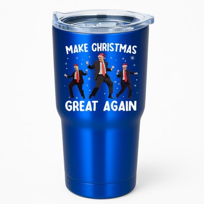 Santa Trump Dance Make Christmas Great Again Xmas Pajamas Tumbler