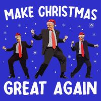 Santa Trump Dance Make Christmas Great Again Xmas Pajamas Toddler T-Shirt