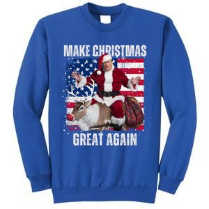 Santa Trump Dance Make Christmas Great Again Ugly Gift Sweatshirt