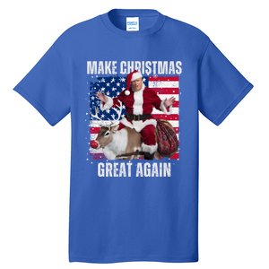 Santa Trump Dance Make Christmas Great Again Ugly Gift Tall T-Shirt