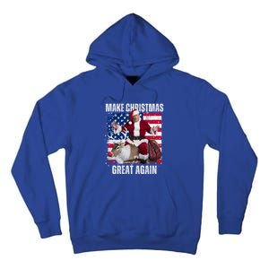 Santa Trump Dance Make Christmas Great Again Ugly Gift Tall Hoodie