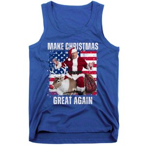 Santa Trump Dance Make Christmas Great Again Ugly Gift Tank Top