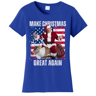 Santa Trump Dance Make Christmas Great Again Ugly Gift Women's T-Shirt