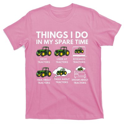 Spare Time Delights Farmer & Farming Gift T-Shirt