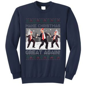 Santa Trump Dance Make Christmas Great Again Ugly Sweater Sweatshirt