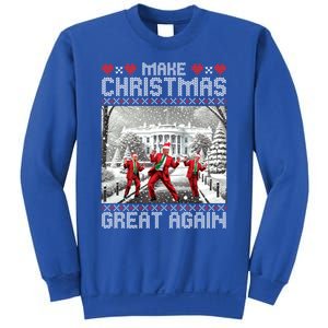 Santa Trump Dance Make Christmas Great Again Ugly Cool Gift Sweatshirt