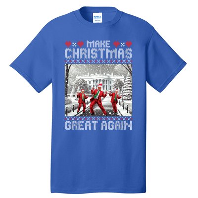 Santa Trump Dance Make Christmas Great Again Ugly Cool Gift Tall T-Shirt