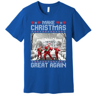 Santa Trump Dance Make Christmas Great Again Ugly Cool Gift Premium T-Shirt