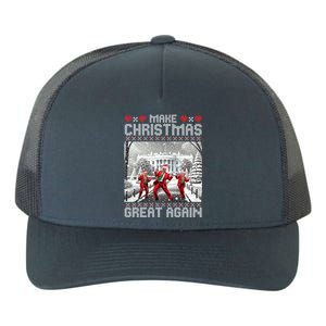 Santa Trump Dance Make Christmas Great Again Ugly Cool Gift Yupoong Adult 5-Panel Trucker Hat