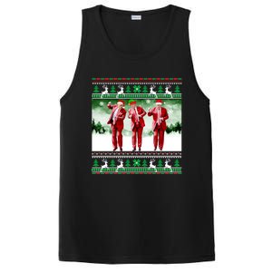 Santa Trump Dance Make Christmas Great Again Ugly Cute Gift PosiCharge Competitor Tank