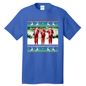 Santa Trump Dance Make Christmas Great Again Ugly Cute Gift Tall T-Shirt