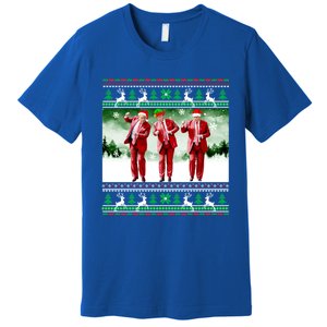 Santa Trump Dance Make Christmas Great Again Ugly Cute Gift Premium T-Shirt