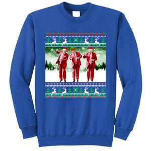 Santa Trump Dance Make Christmas Great Again Ugly Cute Gift Tall Sweatshirt