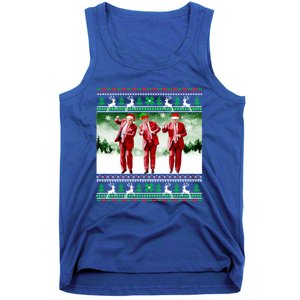 Santa Trump Dance Make Christmas Great Again Ugly Cute Gift Tank Top