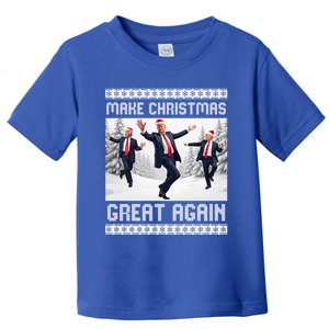 Santa Trump Dance Make Christmas Great Again Ugly Cute Gift Toddler T-Shirt