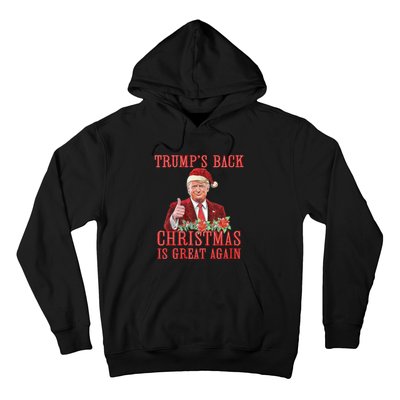 Santa Trump Dance Make Christmas Great Again Ugly Hoodie