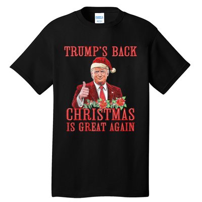 Santa Trump Dance Make Christmas Great Again Ugly Tall T-Shirt