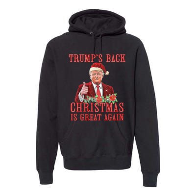 Santa Trump Dance Make Christmas Great Again Ugly Premium Hoodie