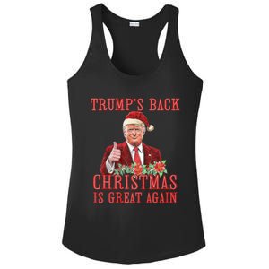 Santa Trump Dance Make Christmas Great Again Ugly Ladies PosiCharge Competitor Racerback Tank