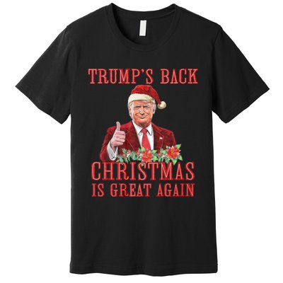 Santa Trump Dance Make Christmas Great Again Ugly Premium T-Shirt