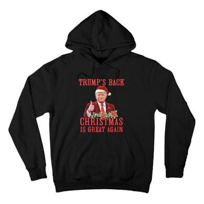 Santa Trump Dance Make Christmas Great Again Ugly Tall Hoodie