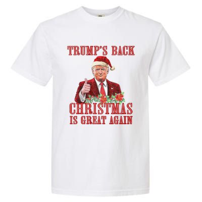 Santa Trump Dance Make Christmas Great Again Ugly Garment-Dyed Heavyweight T-Shirt