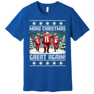 Santa Trump Dance Make Christmas Great Again Ugly Gift Premium T-Shirt