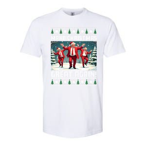 Santa Trump Dance Make Christmas Great Again Ugly Gift Softstyle CVC T-Shirt