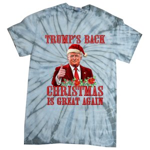 Santa Trump Dance Make Christmas Great Again Ugly Sweater Tie-Dye T-Shirt