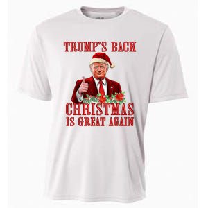 Santa Trump Dance Make Christmas Great Again Ugly Sweater Cooling Performance Crew T-Shirt