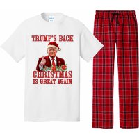 Santa Trump Dance Make Christmas Great Again Ugly Sweater Pajama Set