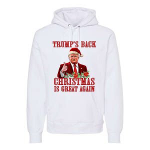 Santa Trump Dance Make Christmas Great Again Ugly Sweater Premium Hoodie