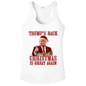 Santa Trump Dance Make Christmas Great Again Ugly Sweater Ladies PosiCharge Competitor Racerback Tank