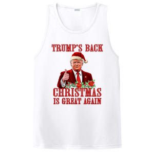 Santa Trump Dance Make Christmas Great Again Ugly Sweater PosiCharge Competitor Tank