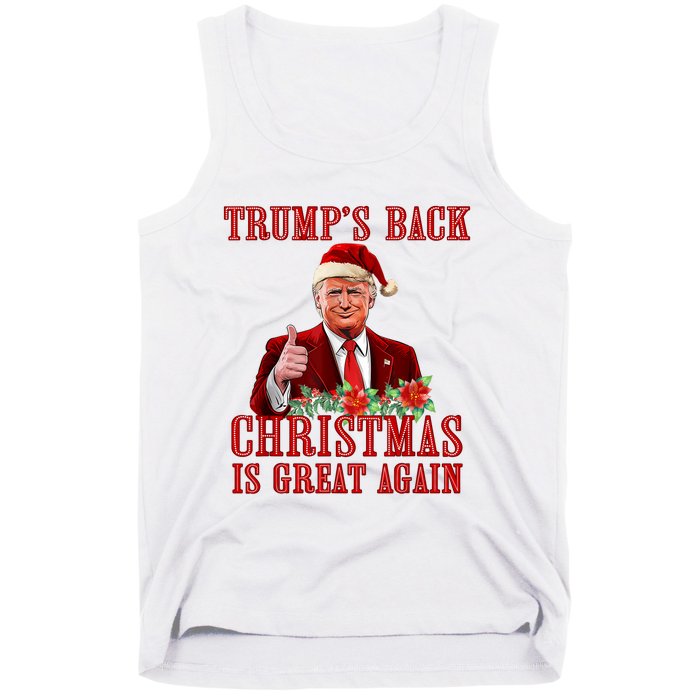 Santa Trump Dance Make Christmas Great Again Ugly Sweater Tank Top