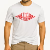 Save The Drama For Your Mama Lips Funny Cooling Performance Crew T-Shirt