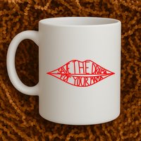 Save The Drama For Your Mama Lips Funny Mug