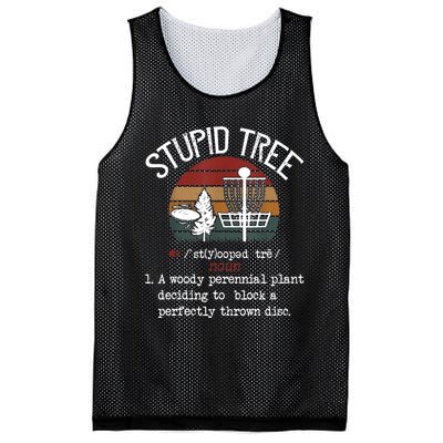 Stupid Tree Disc Golf Tshirt Funny Gift Frisbee Vintage TShirt Mesh Reversible Basketball Jersey Tank