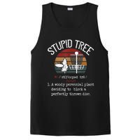 Stupid Tree Disc Golf Tshirt Funny Gift Frisbee Vintage TShirt PosiCharge Competitor Tank