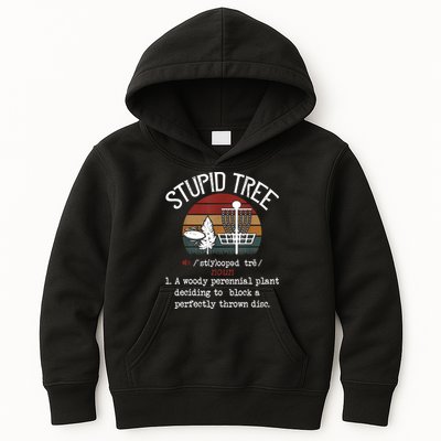 Stupid Tree Disc Golf Tshirt Funny Gift Frisbee Vintage TShirt Kids Hoodie