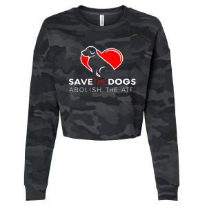 Save The Dogs Abolish The ATF Cropped Pullover Crew