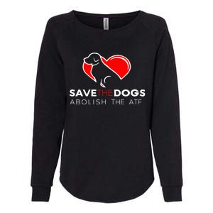 Save The Dogs Abolish The ATF Womens California Wash Sweatshirt