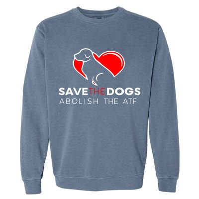 Save The Dogs Abolish The ATF Garment-Dyed Sweatshirt