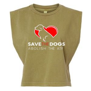 Save The Dogs Abolish The ATF Garment-Dyed Women's Muscle Tee