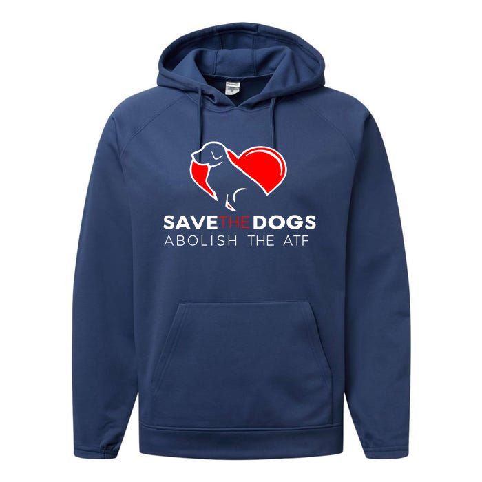 Save The Dogs Abolish The ATF Performance Fleece Hoodie