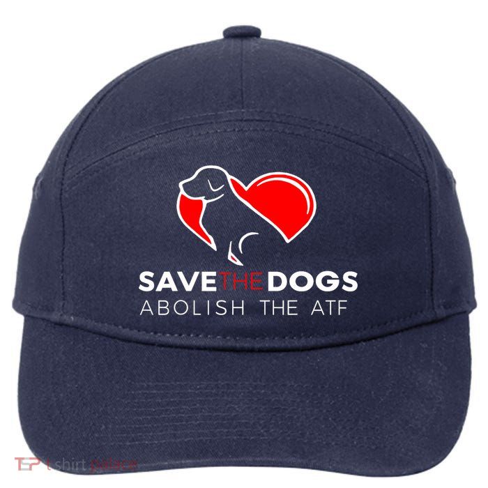 Save The Dogs Abolish The ATF 7-Panel Snapback Hat