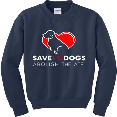 Save The Dogs Abolish The ATF Kids Sweatshirt