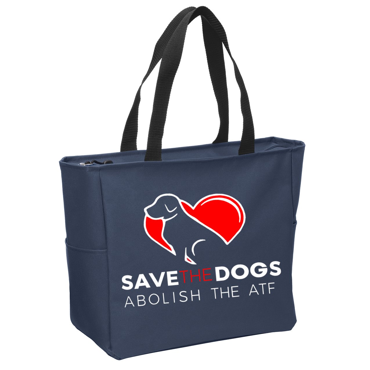 Save The Dogs Abolish The ATF Zip Tote Bag