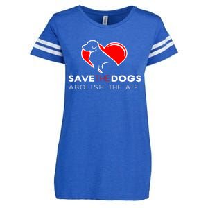 Save The Dogs Abolish The ATF Enza Ladies Jersey Football T-Shirt